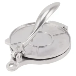 Tortillapress aluminiumlegering manuell tortillamaskin pressverktyg för pizzapajtillverkning 16 cm silver