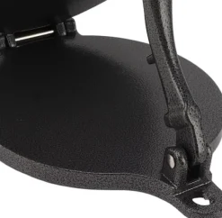 Tortillapress i aluminium 20 cm svart för att göra kinesiska kakor, bakverk, pizzapress i aluminiumlegering, pressverktyg