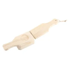 Pressar-Tostonera Plantain Masher Pine Plantain Press Smasher Återanvändbar djup plantain korgmaskin med hängande snöre