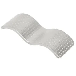 Matbestick-Ätpinnshållare i rostfritt stål, dubbel användning, non-stick, elegant ätpinnar, stativ för skedgaffel, silver