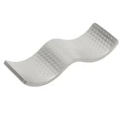 Matbestick-Ätpinnshållare i rostfritt stål, dubbel användning, non-stick, elegant ätpinnar, stativ för skedgaffel, silver