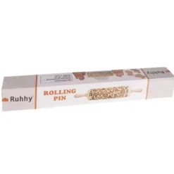 Kavlar-Trä roterande kavel för kök julgraverad present RUHHY