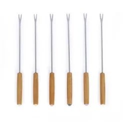 Traditionellt fondueset - LIVOO - MEN426C - 2,6L - 6 personer - Emaljerat gjutjärn - 6 gafflar - Fonduegryta lämplig för alla värmekällor