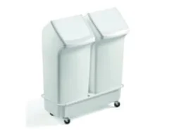 Tillbehör Till Avfallshantering-Transportvogn, Durable Durabin Square Duo, til 2 affaldsspande, til 2 x 40 l