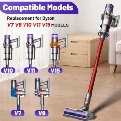 Dammsugartillbehör-Trasselfritt munstycke med anti-tangle borsthuvud för Dyson V7, V8, V10, V11, V15, SV10, SV11, SV12, SV14 dammsugare