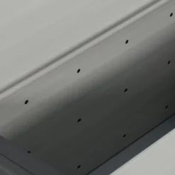 Källsorteringskärl-Trädgårdsavfallslåda - Elegant och praktisk för avfallssortering | Färg: Grå | Storlek: 85x34x40 cm