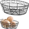 Tillbehör För Matservering-Trådkorg för servering av bröd, oval, dekorativ - Hendi 425879
