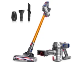 Handdammsugare-Trådlös dammsugare 12000Pa sugkraft, lång batteritid