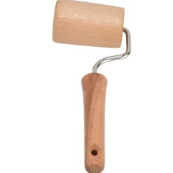 Kavlar-Träkavel liten hängbar arbetssparande handdegrulle för att baka pizzakaka