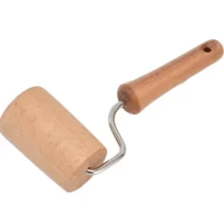 Kavlar-Träkavel liten hängbar arbetssparande handdegrulle för att baka pizzakaka