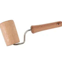 Kavlar-Träkavel liten hängbar arbetssparande handdegrulle för att baka pizzakaka