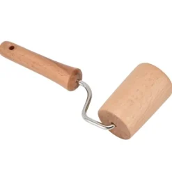 Kavlar-Träkavel liten hängbar arbetssparande handdegrulle för att baka pizzakaka