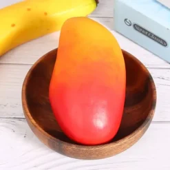 Träskål för mellanmål, frukt och sallad, soppskål för hemmakafé, 12 x 3,5 cm