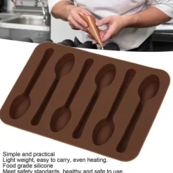 Tårtaform - YUN - Non-stick silikon - Tål -40 till 230°C - 14x10 cm - Brun