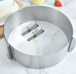 Tårtkant 8 cm justerbar 16-30 tårtring + 2X GRATIS KLÄMMOR