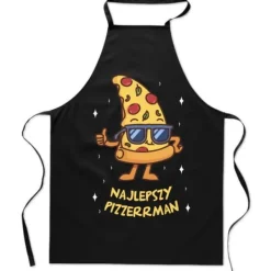 Förkläden-TRYCKT köksförkläde THE BEST PIZZERMAN PIZZA herrpresent pappa