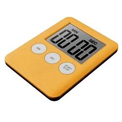 Tunn kökstimer Timer Stor Skärm Digital magnetisk nedräkning - Orange