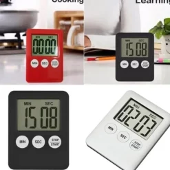 Äggklockor-Tunn kökstimer Timer Stor Skärm Digital magnetisk nedräkning