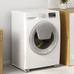 vidaXL Tvättmaskiner-Tvättmaskinsbas med hjul 2 st Längd 46-71 cm 300 kg