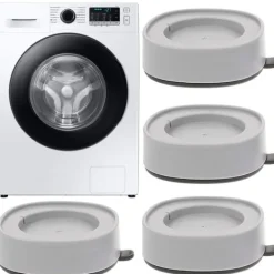Tvättmaskinsfötter – Vibrationsdämpande fötter – 4-Pack