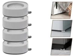 Tvättmaskinsfötter – Vibrationsdämpande fötter – 4-Pack