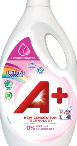 Tvättmedel A+ Sensitive Color 2,2L