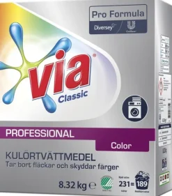 Tvättmedel VIA Pro Formula Color 8,32kg