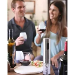 Korkskruvar-Twinz’up sladdlös elektrisk korkskruv - Box med folieskärare och laddningsbas - Andra generationens batteri - Ca