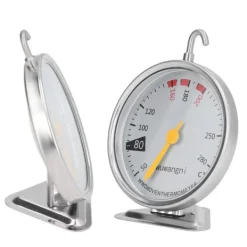 Ugnstermometer Hög noggrannhet hängande rostfritt stål Högtemperaturbeständig maturtopptermometer för kök 50 till 280 ℃