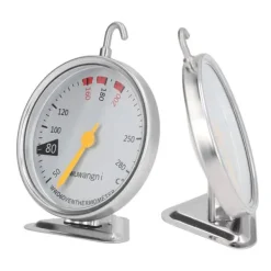 Ugnstermometer Hög noggrannhet hängande rostfritt stål Högtemperaturbeständig maturtopptermometer för kök 50 till 280 ℃