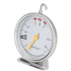 Ugnstermometer Hög noggrannhet hängande rostfritt stål Högtemperaturbeständig maturtopptermometer för kök 50 till 280 ℃
