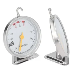 Ugnstermometer Hög noggrannhet hängande rostfritt stål Högtemperaturbeständig maturtopptermometer för kök 50 till 280 ℃