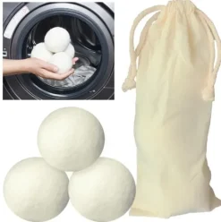 Ulltorkbollar NATURAL PRO 3 st.