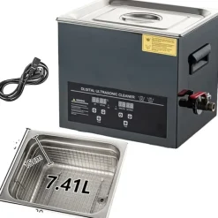 Ultraljudsrengörare, Digital kontroll, Värmefunktion,10L-240W-220V, EU