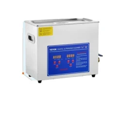 Ultraljudsrengörare, 1,3L kapacitet, användarvänlig kontrollpanel,6L