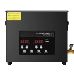 Ultraljudstvätt-Ultraljudsrengörare 6L, Rengöringsmaskin med Korgvärmare och Timer, 180W Effekt