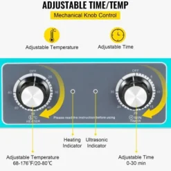 Ultraljudstvätt-Ultraljudsrengörare 3L 24x14x10 cm rostfritt stål, rengöringsapparat