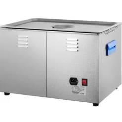 Ultraljudstvätt-Ultraljudsrengörare med värmare 22L, Dubbel frekvens, för smycken och glasögon, effektiv rengöring, kompakt design