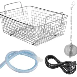 Ultraljudstvätt-Ultraljudsrengörare 33x18x28,5 cm 6,5L rostfritt stål