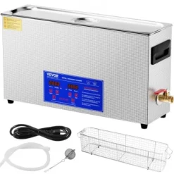 Ultraljudstvätt-Ultraljudsrengörare 530x165x296 mm 10L rostfritt stål