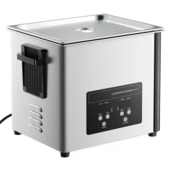 Ultraljudstvätt-Ultraljudstvätt 10 L - Ultraljudsrengörare - 40 kHz - 180 W - Digital Display - Rengöringskorg - Rostfritt Stål