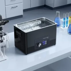 Ultraljudstvätt-Ultraljudstvätt 30 L - Ultraljudsrengörare - Professionell - Vridreglage - Rostfritt Stål - Med Korg - För Smycken och Klockor