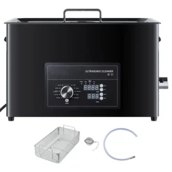 Ultraljudstvätt-Ultraljudstvätt 30 L - Ultraljudsrengörare - Professionell - Vridreglage - Rostfritt Stål - Med Korg - För Smycken och Klockor