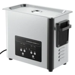 Ultraljudstvätt-Ultraljudstvätt - Ultraljudsbad - 6 L - 120 W - 40 kHz - Digital display - Rostfritt stål - För smycken & klockor