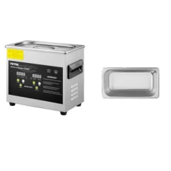 Ultraljudstvätt-Ultraljudstvätt, 40kHz ultraljudsfrekvens, hållbar rostfri stål,3L