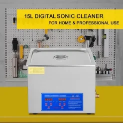 Ultraljudstvätt-Ultraljudstvätt, 15L kapacitet, digital timer, rostfritt stål konstruktion