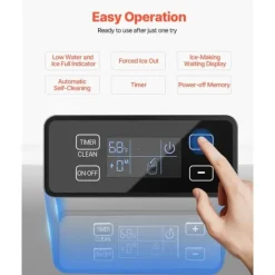 Ismaskiner-Underbänk Ismaskin, 36 Kg/dag, Inbyggd med Vändbar Dörr