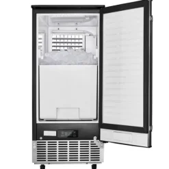 Ismaskiner-Underbänk Ismaskin, 36 Kg/dag, Inbyggd med Vändbar Dörr