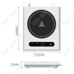 Underlägg med värme - TECH DISCOUNT - 3 hastigheter - Intelligent värme - Portabel - Energibesparing