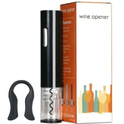 Korkskruvar-UNIQ Deluxe Elektrisk Korkskruv m. Foliecutter - Sort